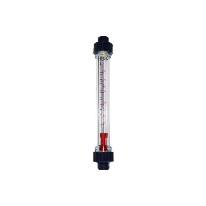 Ротаметр натрубний 25-250 л/год.клейове з'єднання (1/2")